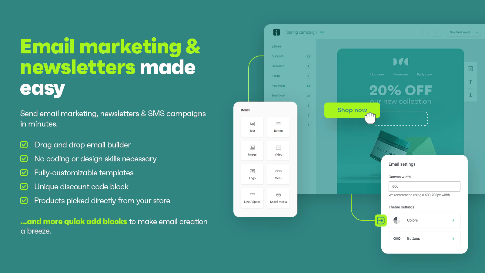 omnisend new Shopify stores