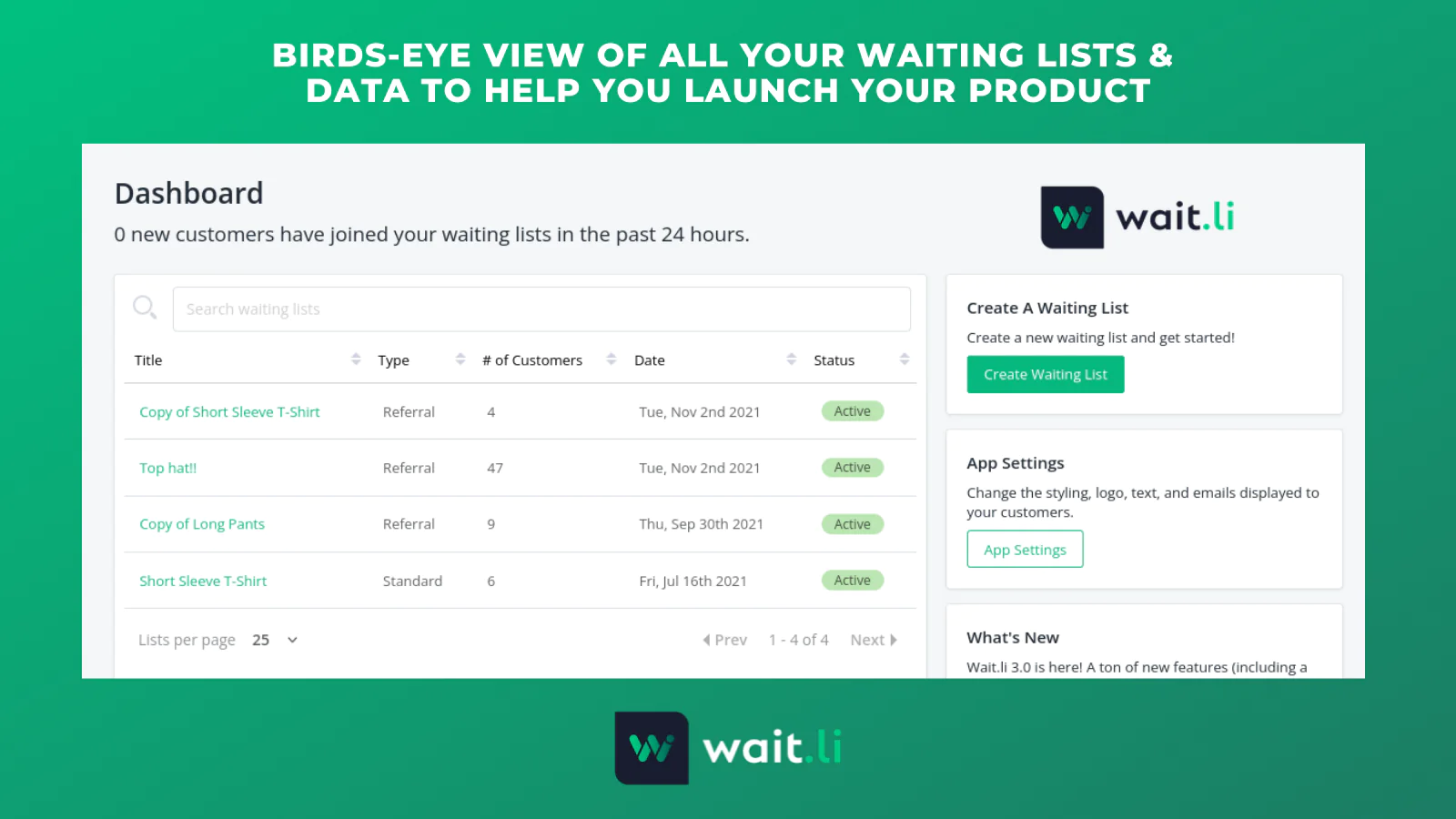 waiting list app
