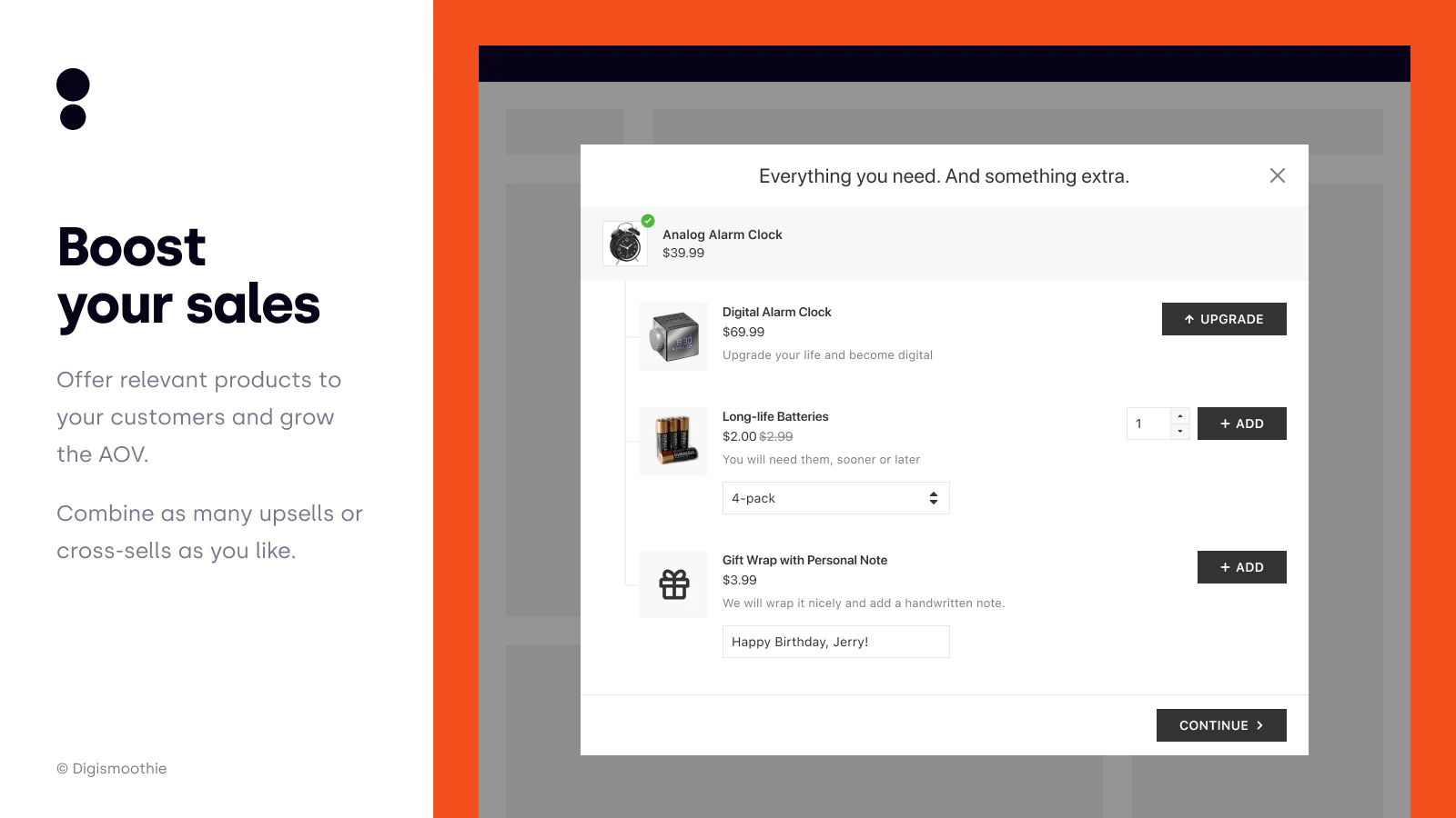 candyrack one-click upsell app