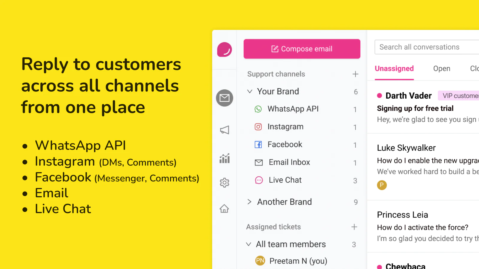 delightchat customer service app