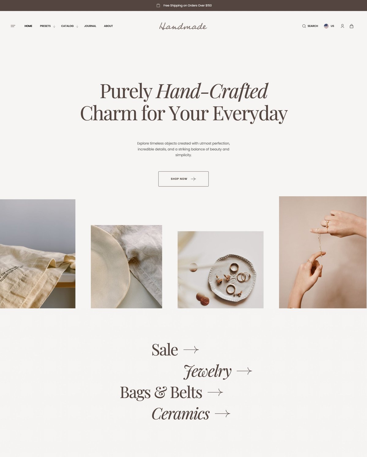 Handmade Shopify Theme