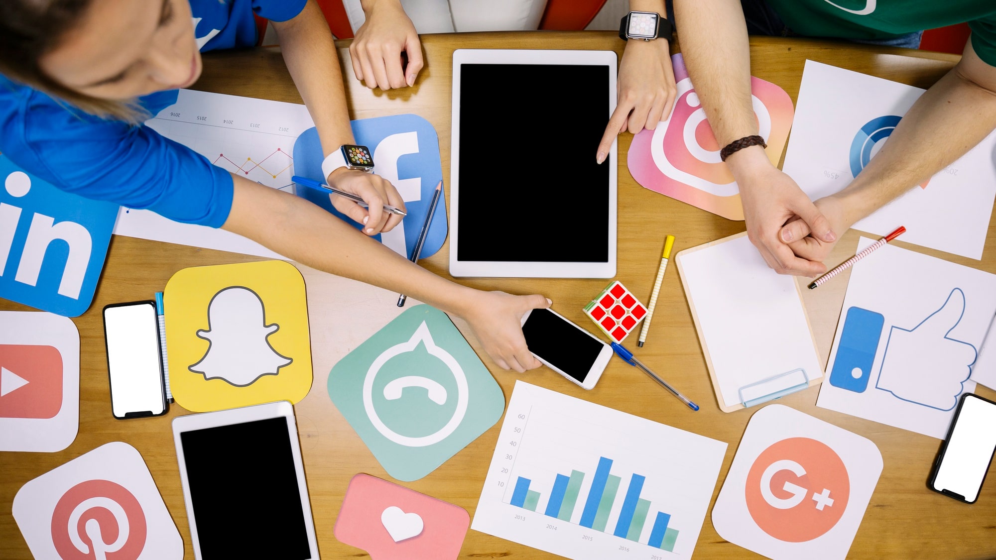 Gestion des réseaux sociaux : petite entreprise en ligne