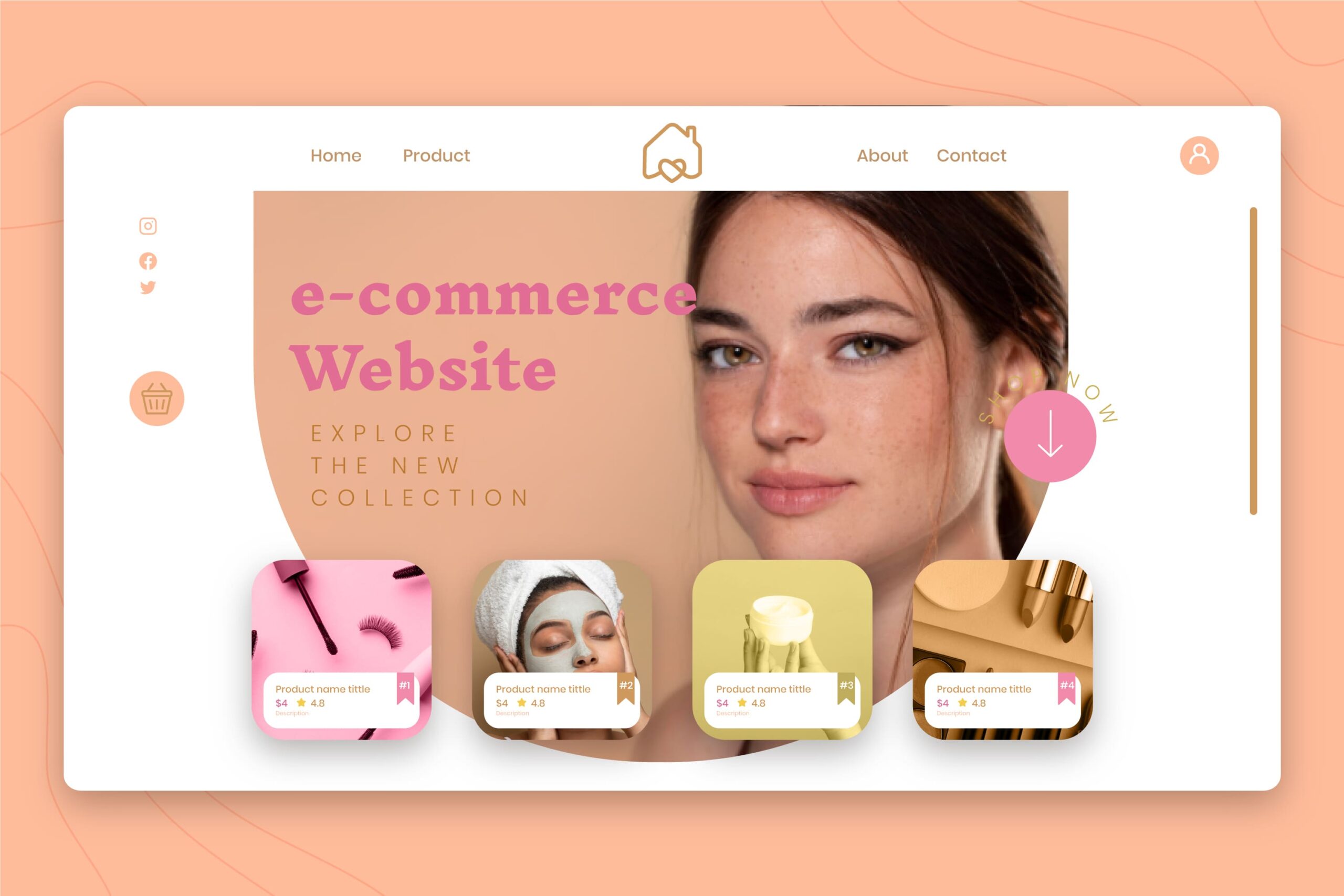 Boutique beauté e-commerce : petite entreprise en ligne