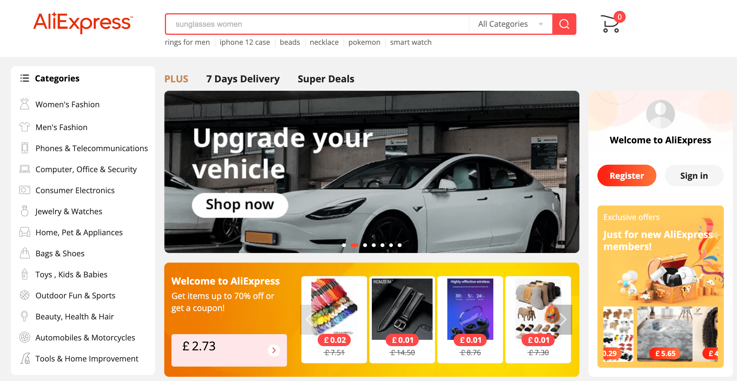 AliExpress-website
