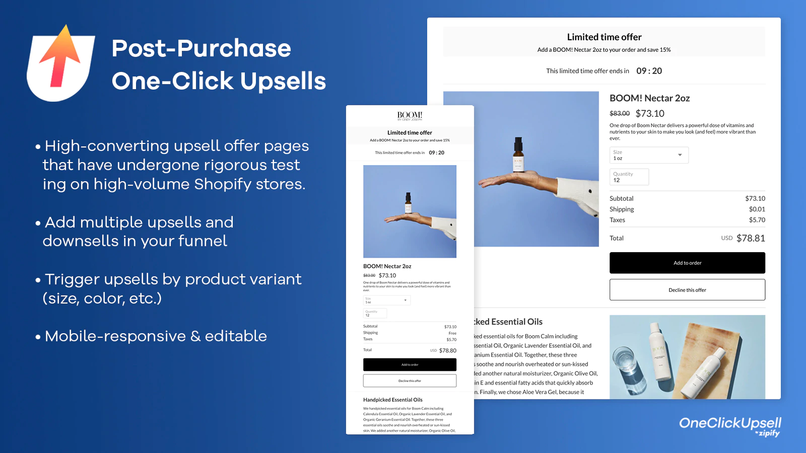One Click Upsell