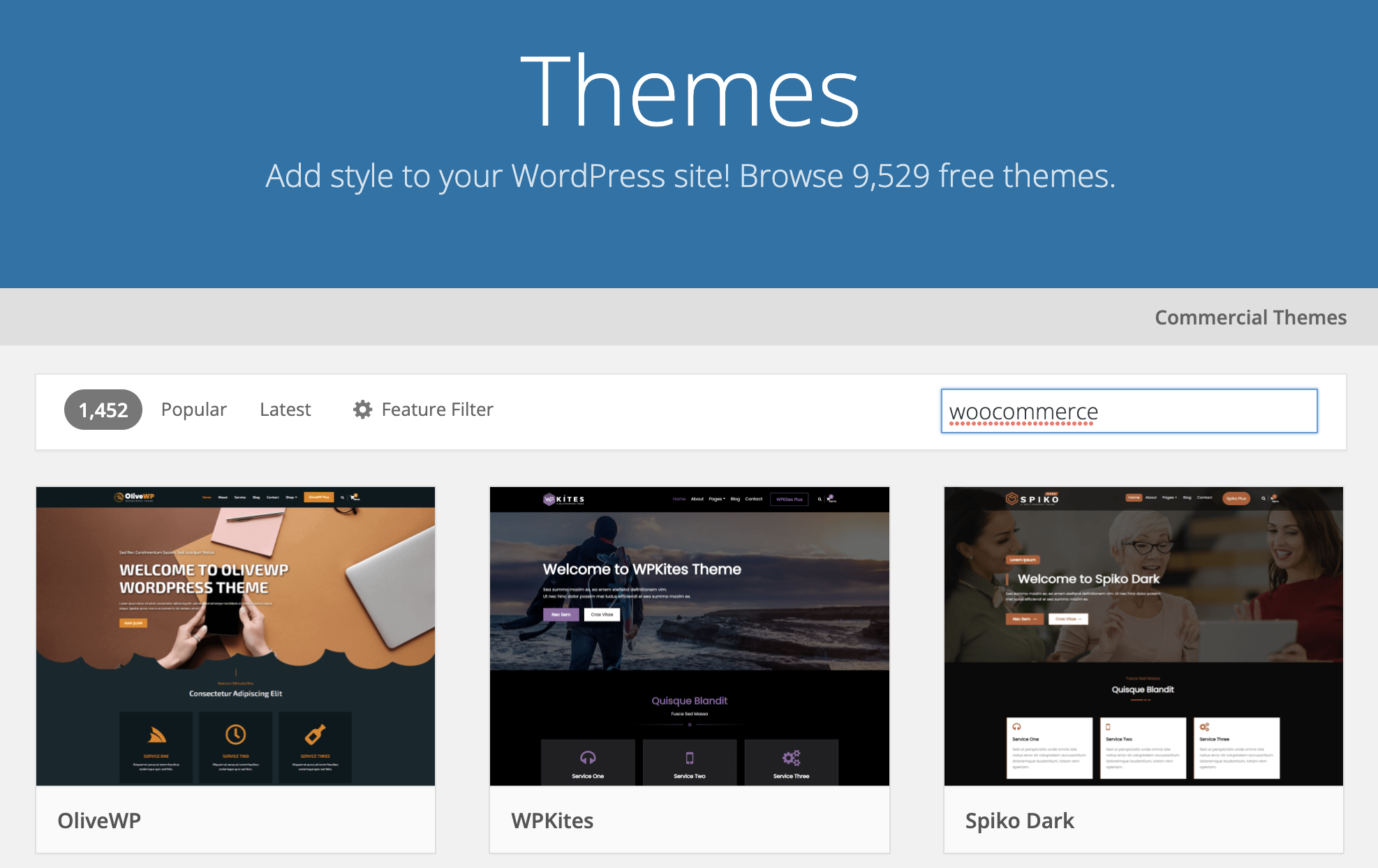 WordPress themes