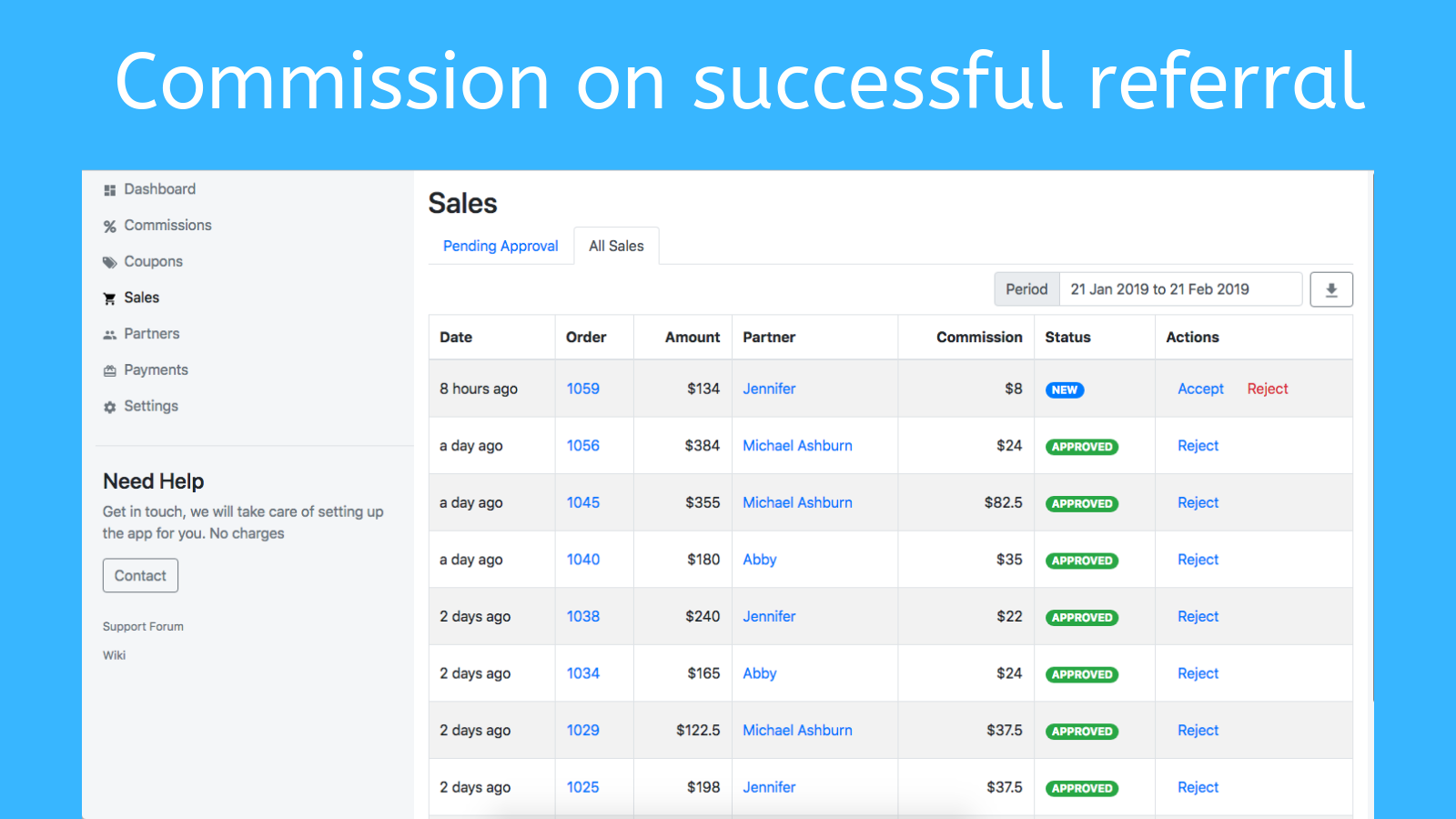 affiliate program