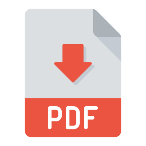 Icône de fiche technique PDF