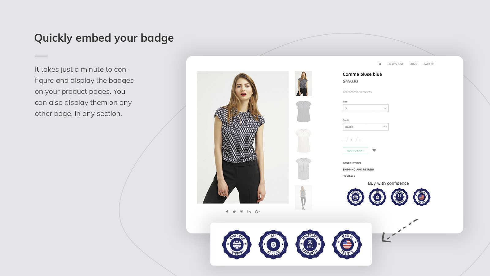 Trust Badge Master app