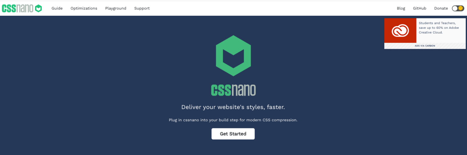 Minify with cssnano