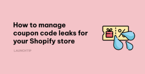 coupon code leak Shopify